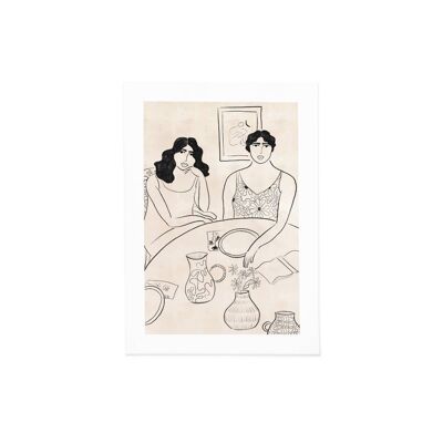 Filles - Art Print (taille A4)