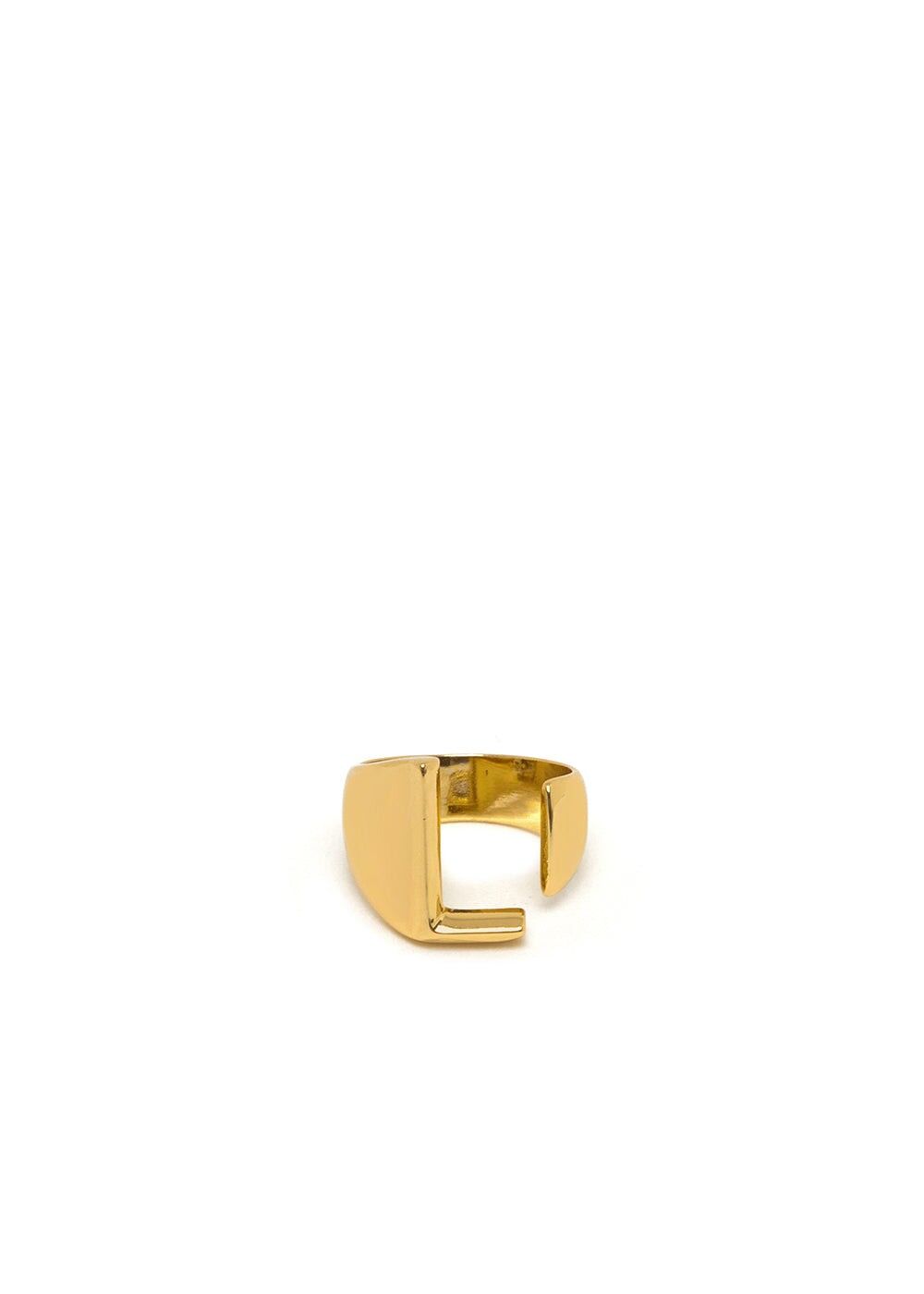 ANILLO LETRA ORO + LETRAS