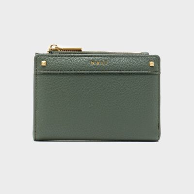 ALPHEA COMPACT WALLET IN GREEN