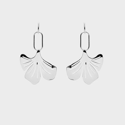 BOUCLES D'OREILLES FLEUR FLORA EN ARGENT