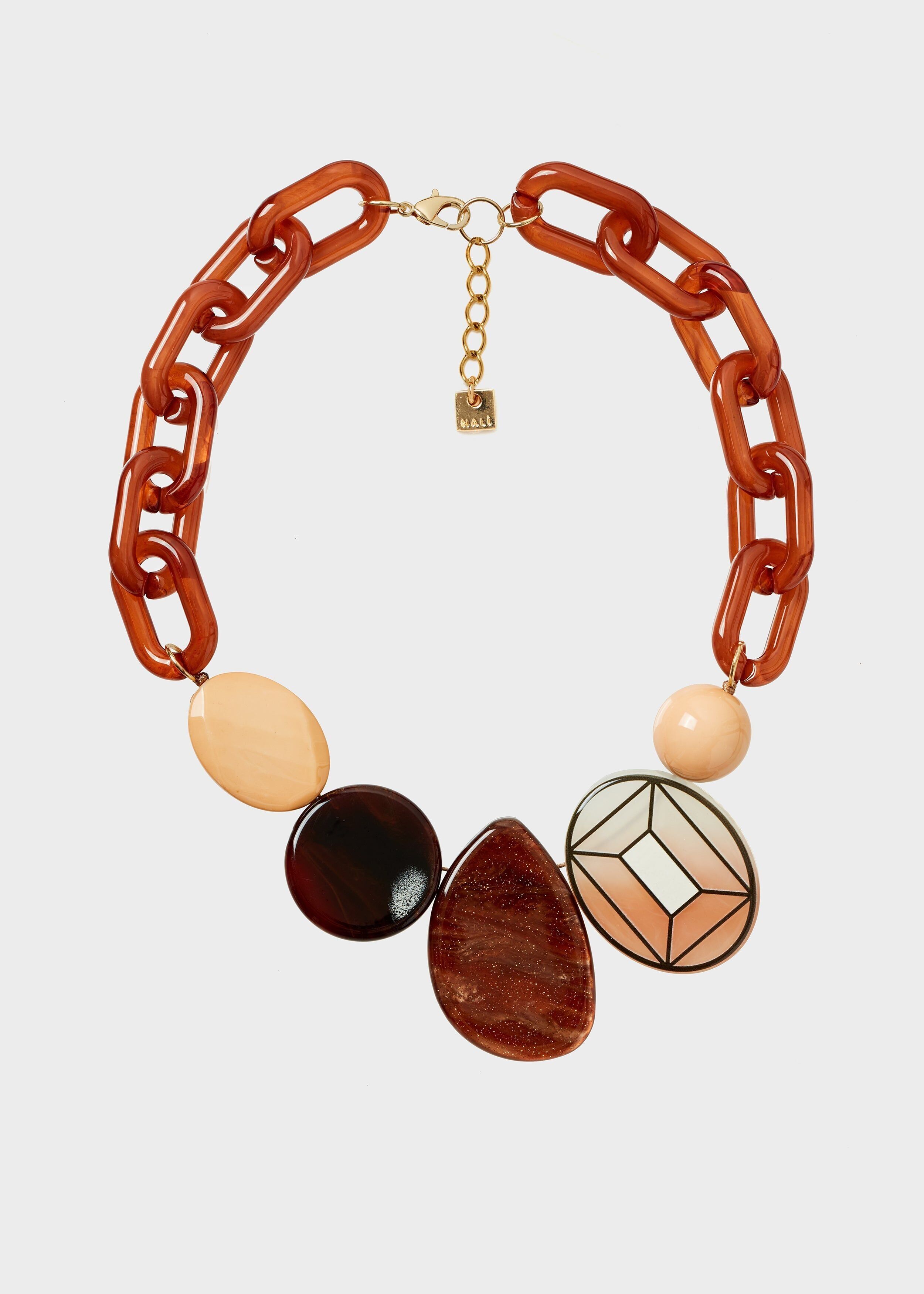 HALSKETTE VIRNA AUS BRAUNEM HARZ