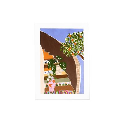 Orange Tree - Art Print (size A4)