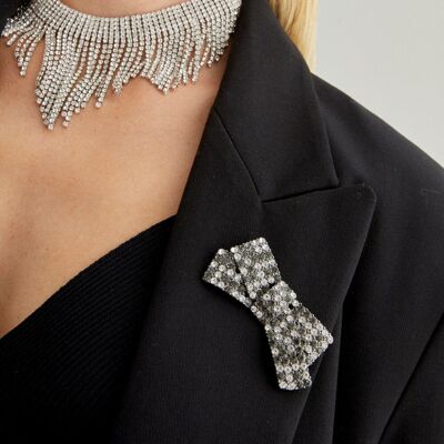 BROCHE LAZO BRILLANTE + COLORES