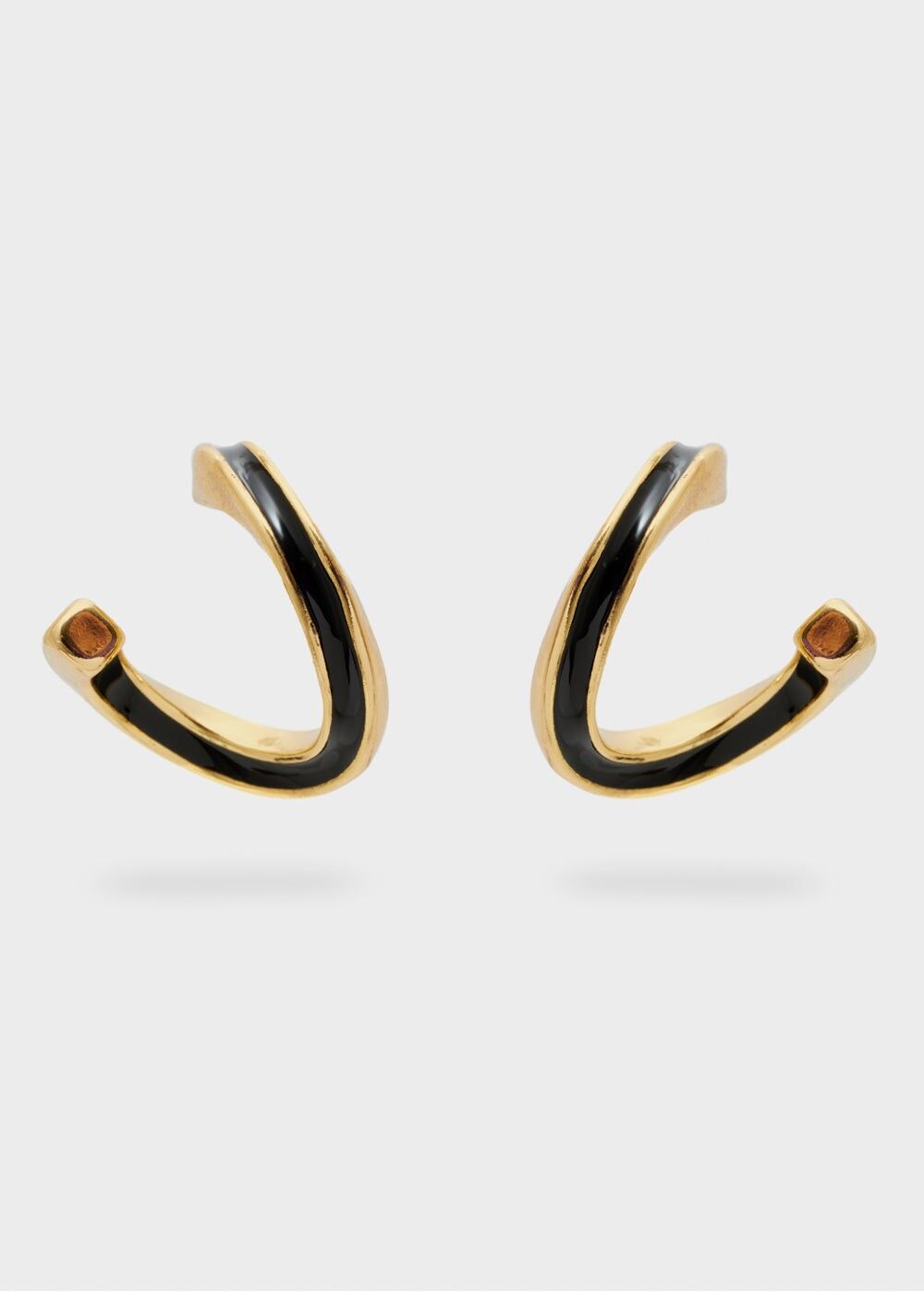 EMAILLIERTE GOLDSPIRALE OHRRINGE + FARBEN