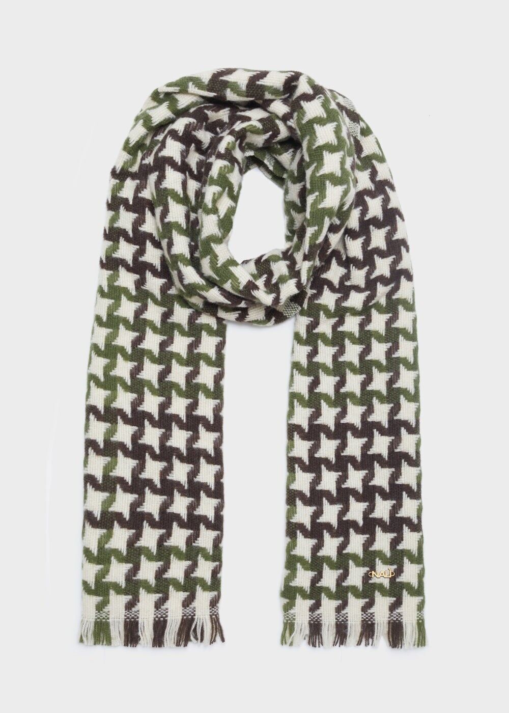 ÉCHARPE À MOTIF À CARREAUX BESSY + COULEURS