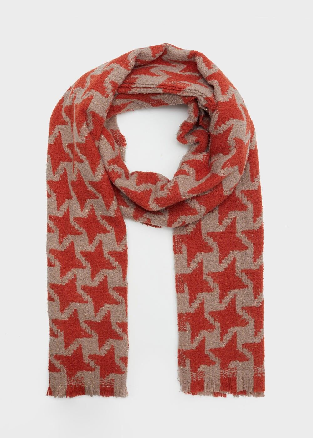 ANGELA-SCHAL MIT KARODRUCK + FARBEN