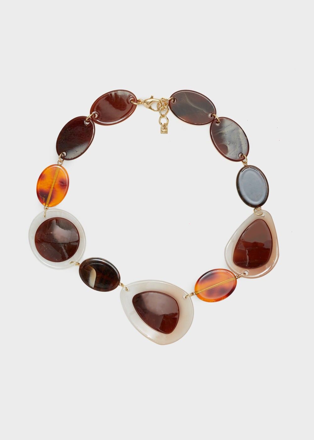 DORIS RESIN SHORT NECKLACE + COLORS