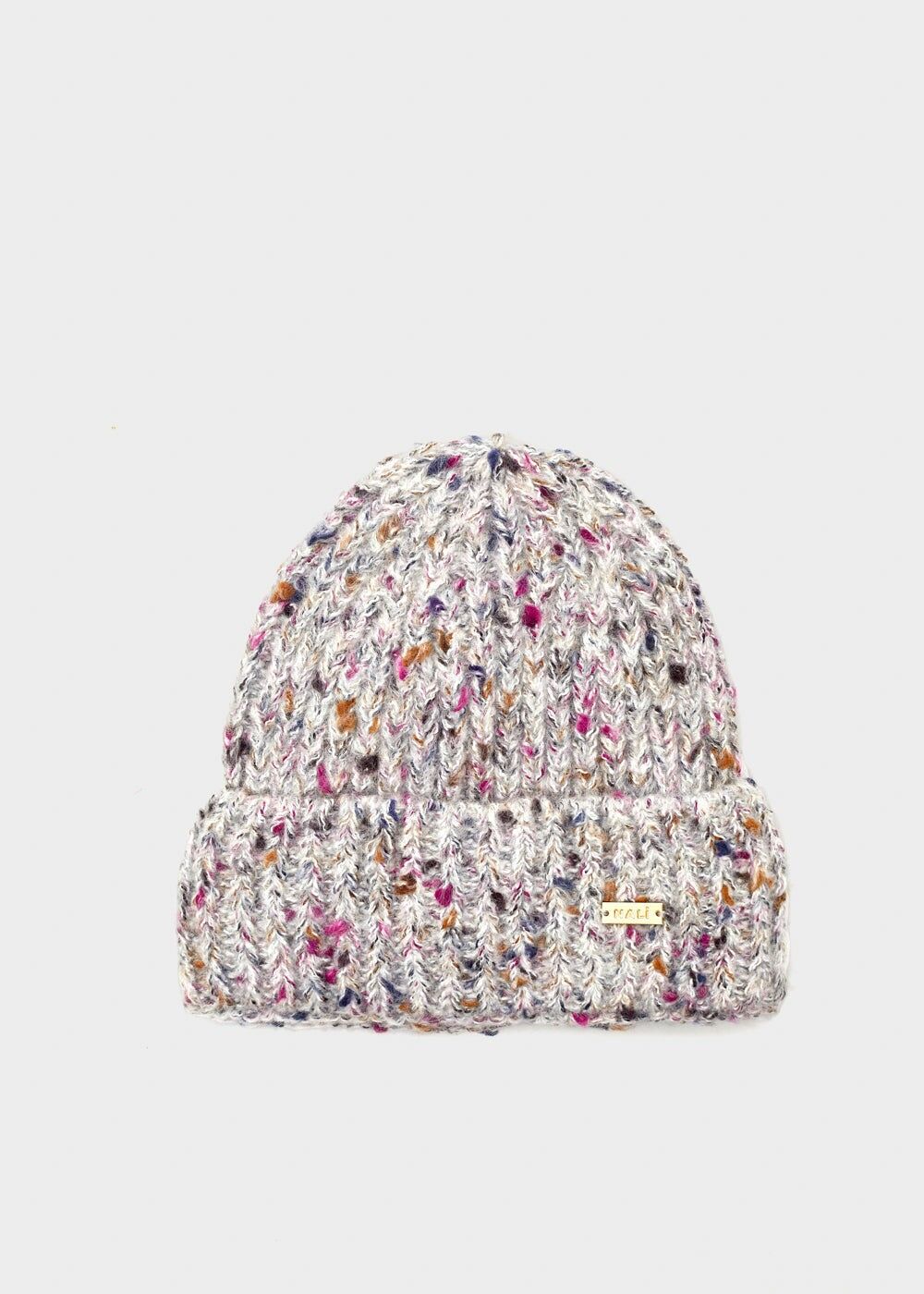 KABELSTRICKMÜTZE AUS EVA, WEISS