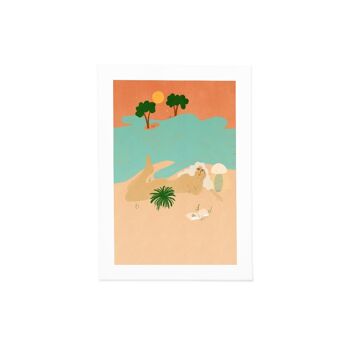 Soirées d'été - Art Print (format A4) 2