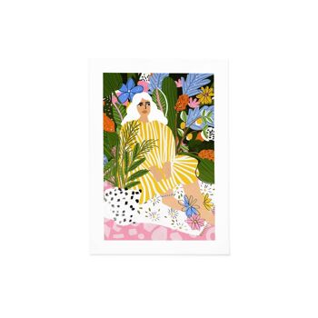 La Dame de la Jungle - Art Print (taille A4) 1