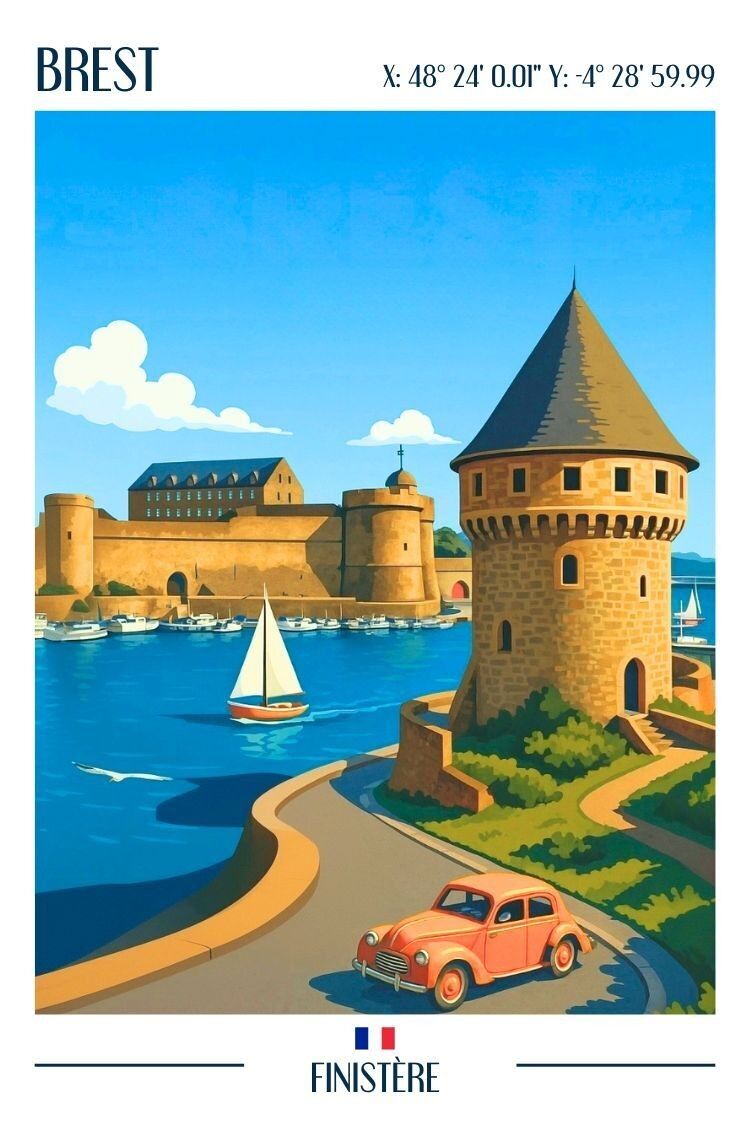 Affiche Brest