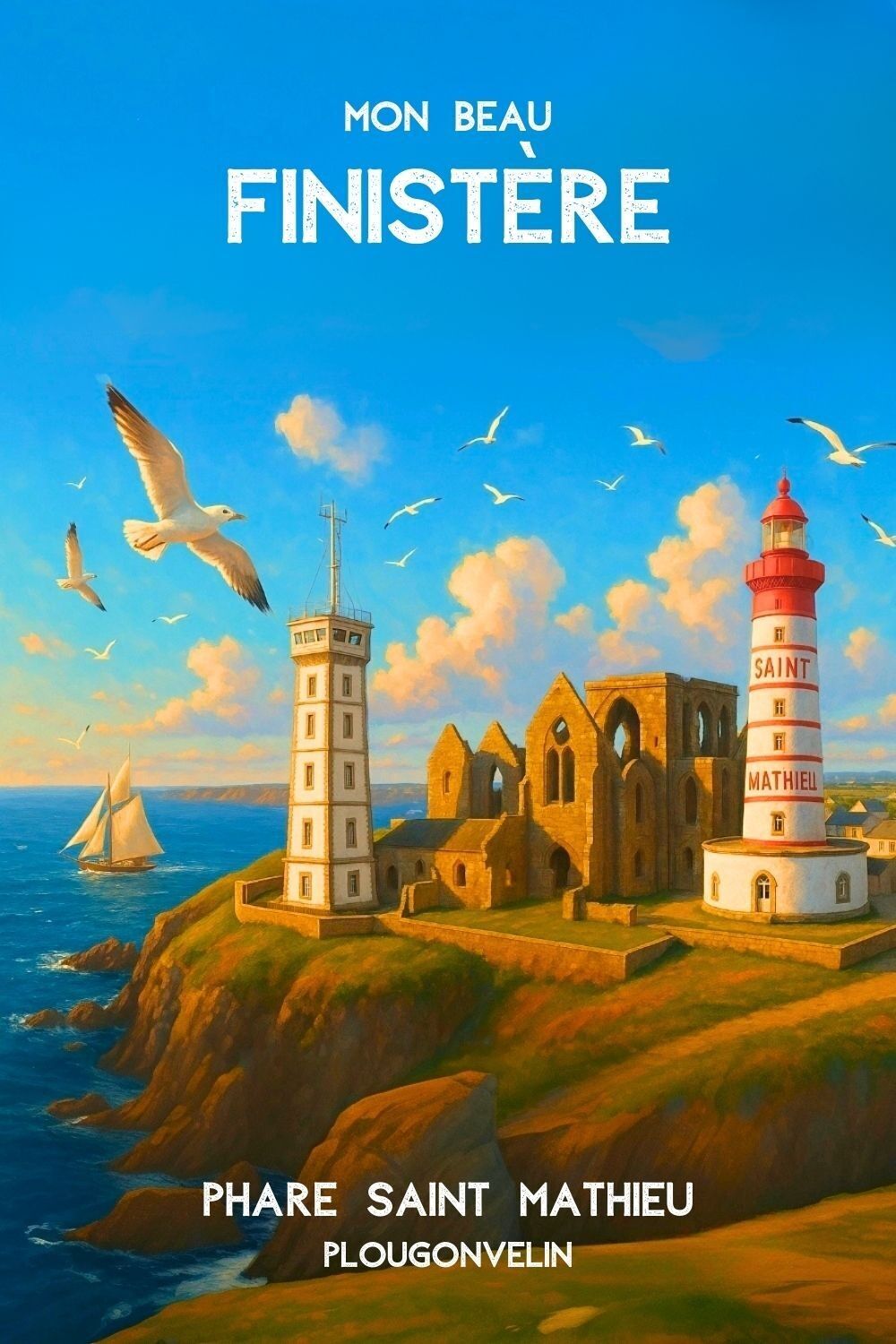 Buy wholesale Brittany poster - Breton lighthouse