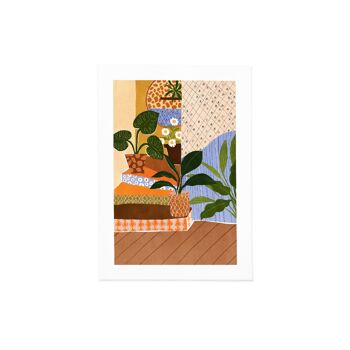 Cas d'escalier vintage - Art Print (taille A4) 1