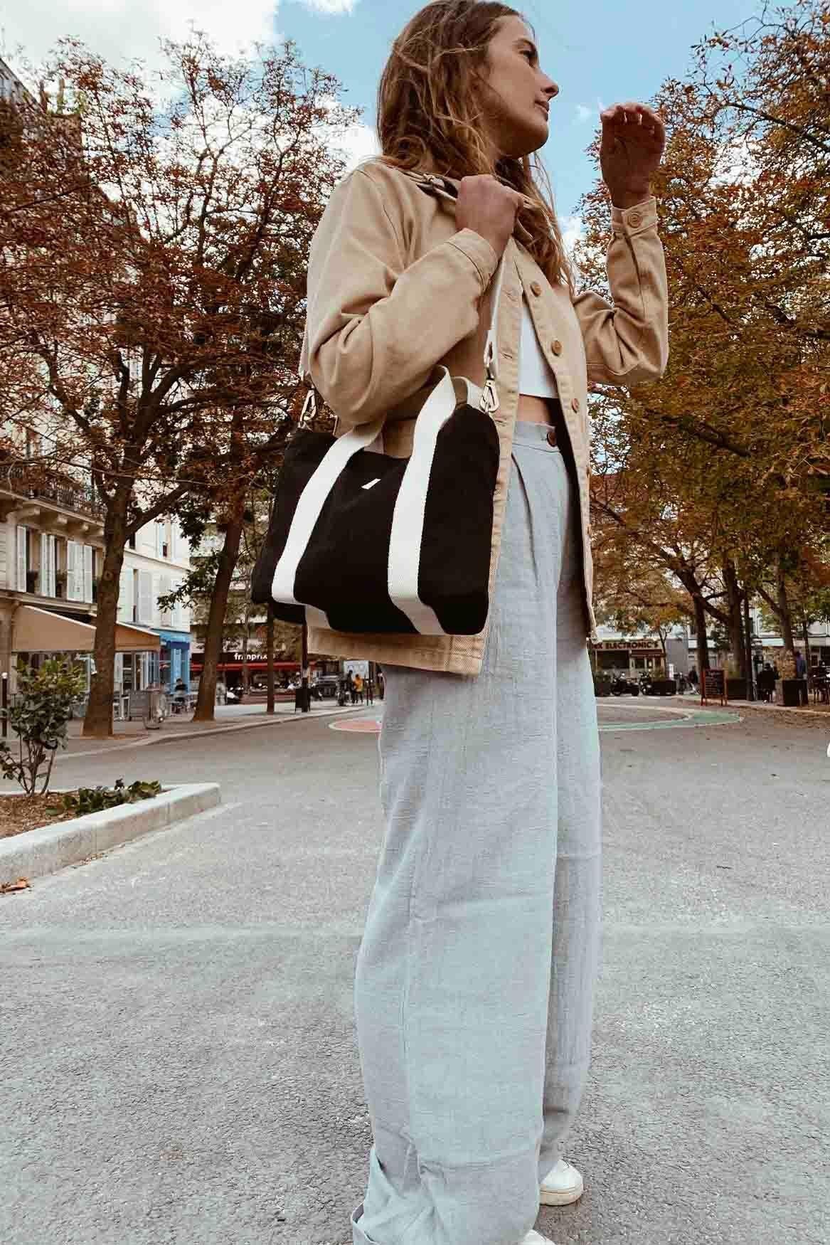 Borsa tote mini Louise nera