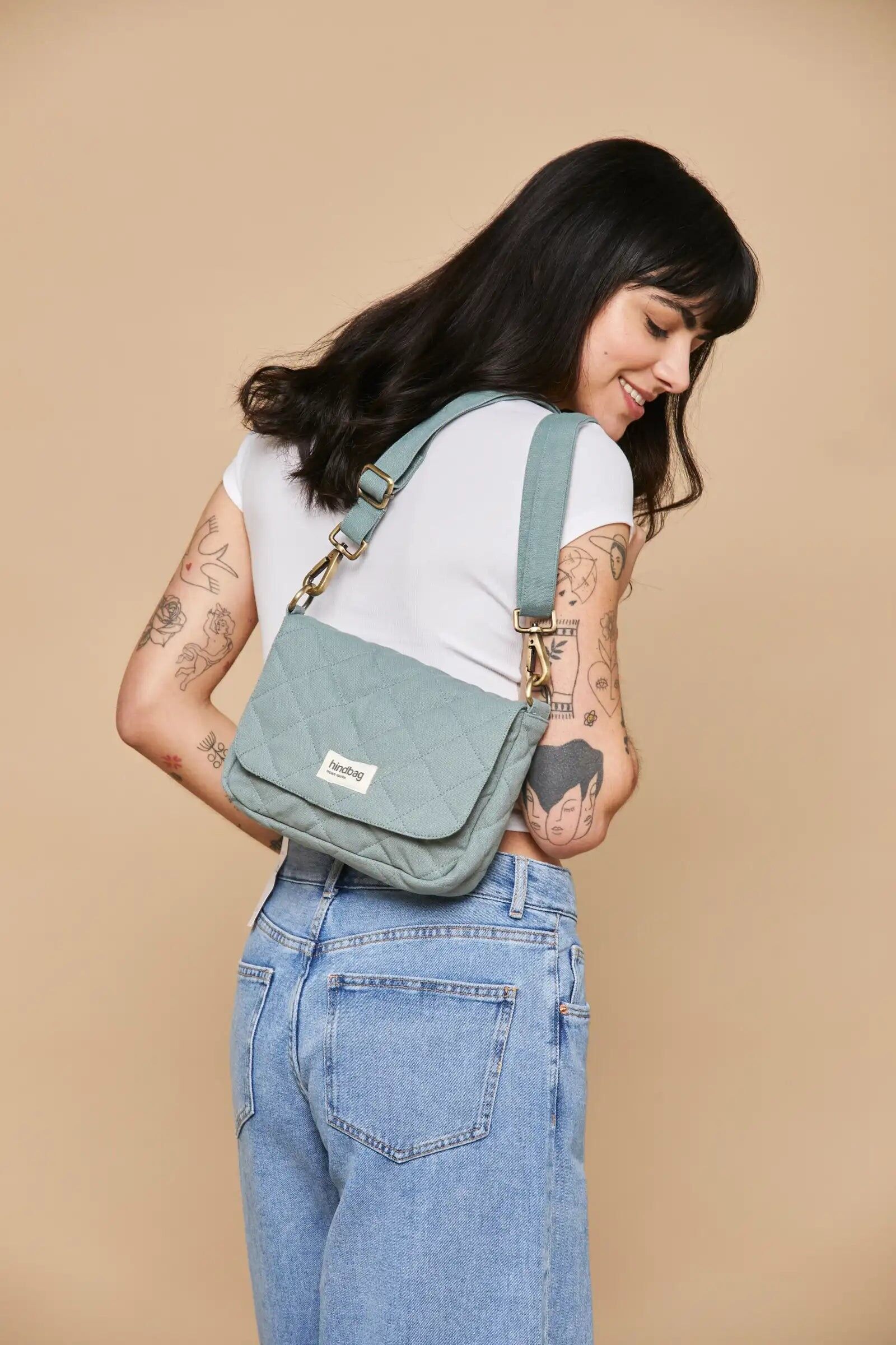 Borsa trapuntata Sage Margault