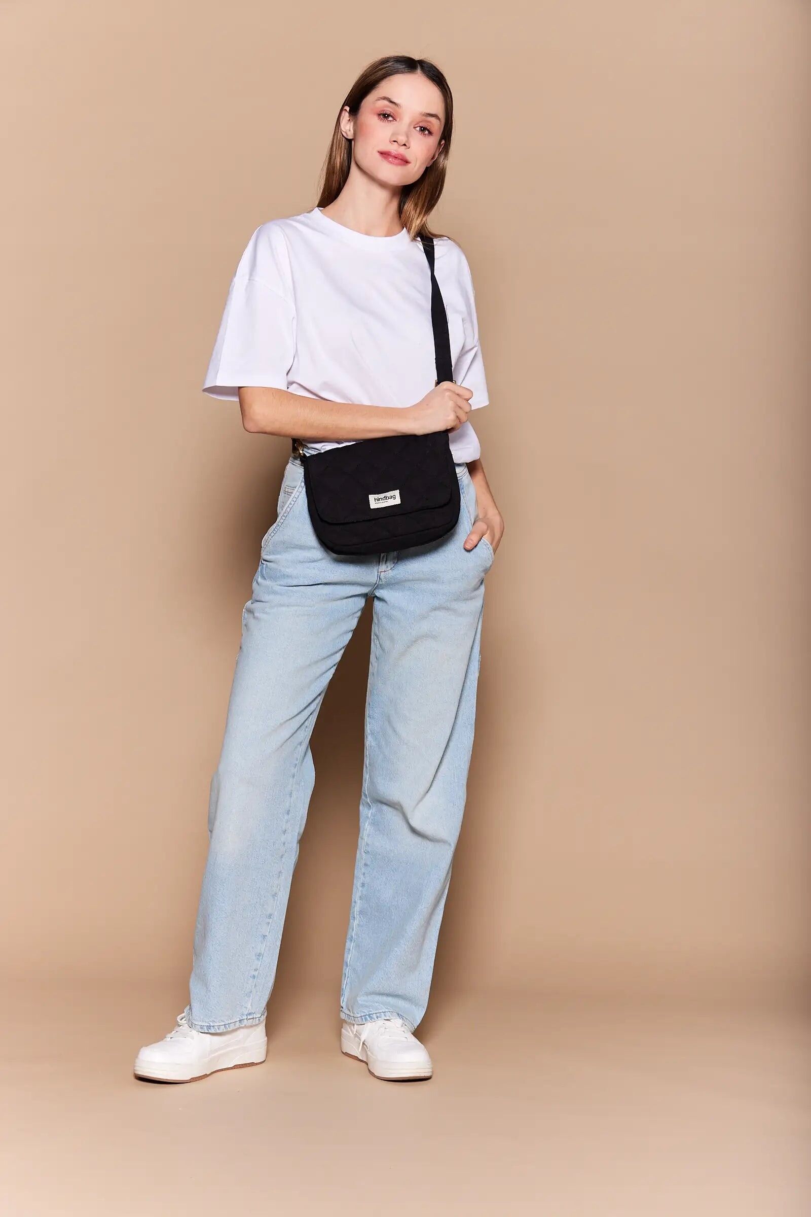 Borsa Margault trapuntata nera