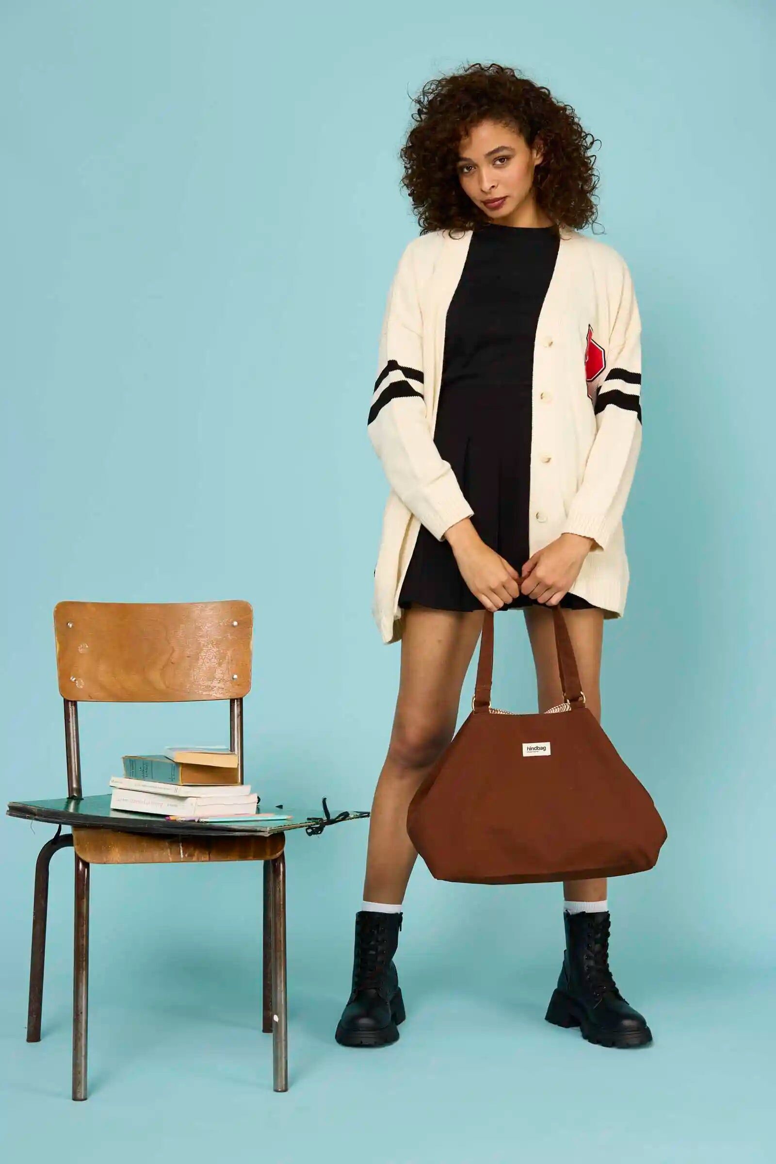 Borsa tote Raphaëlle Chocolate