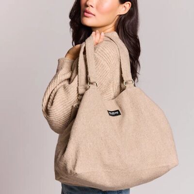 Bolso tote Raphaëlle Laine beige
