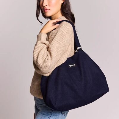 Sac cabas Raphaëlle Laine marine