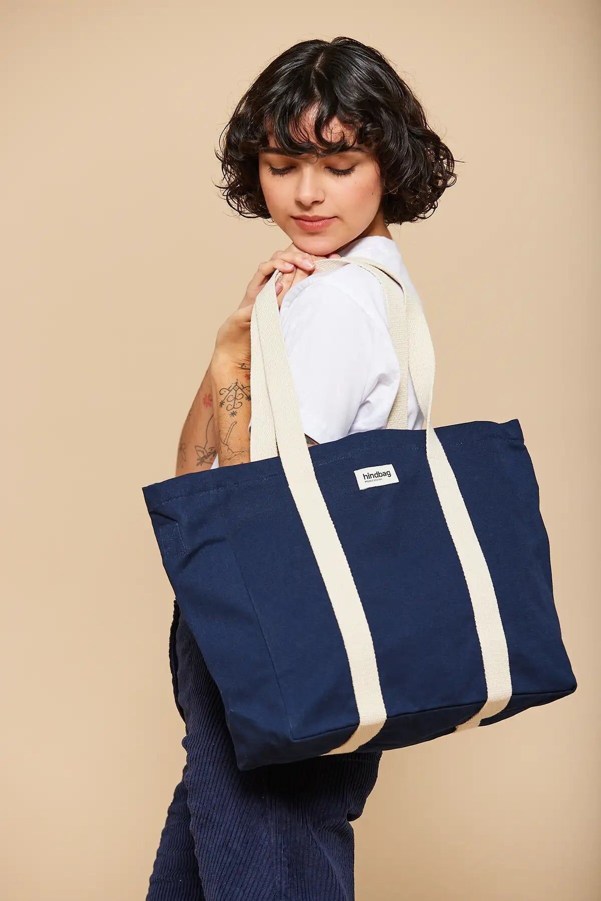 Borsa tote Cesar Navy