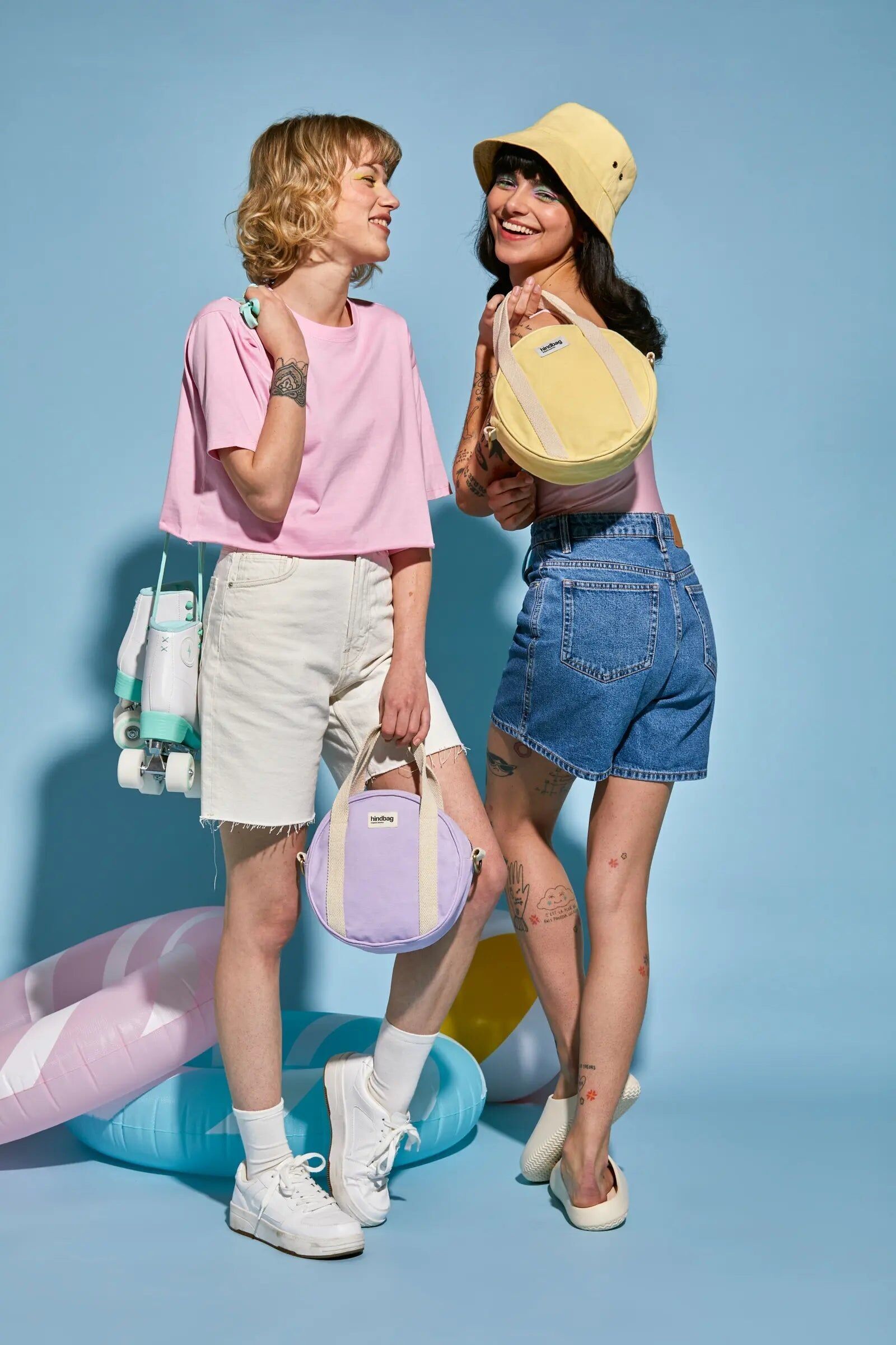 Borsa rotonda lilla Louis