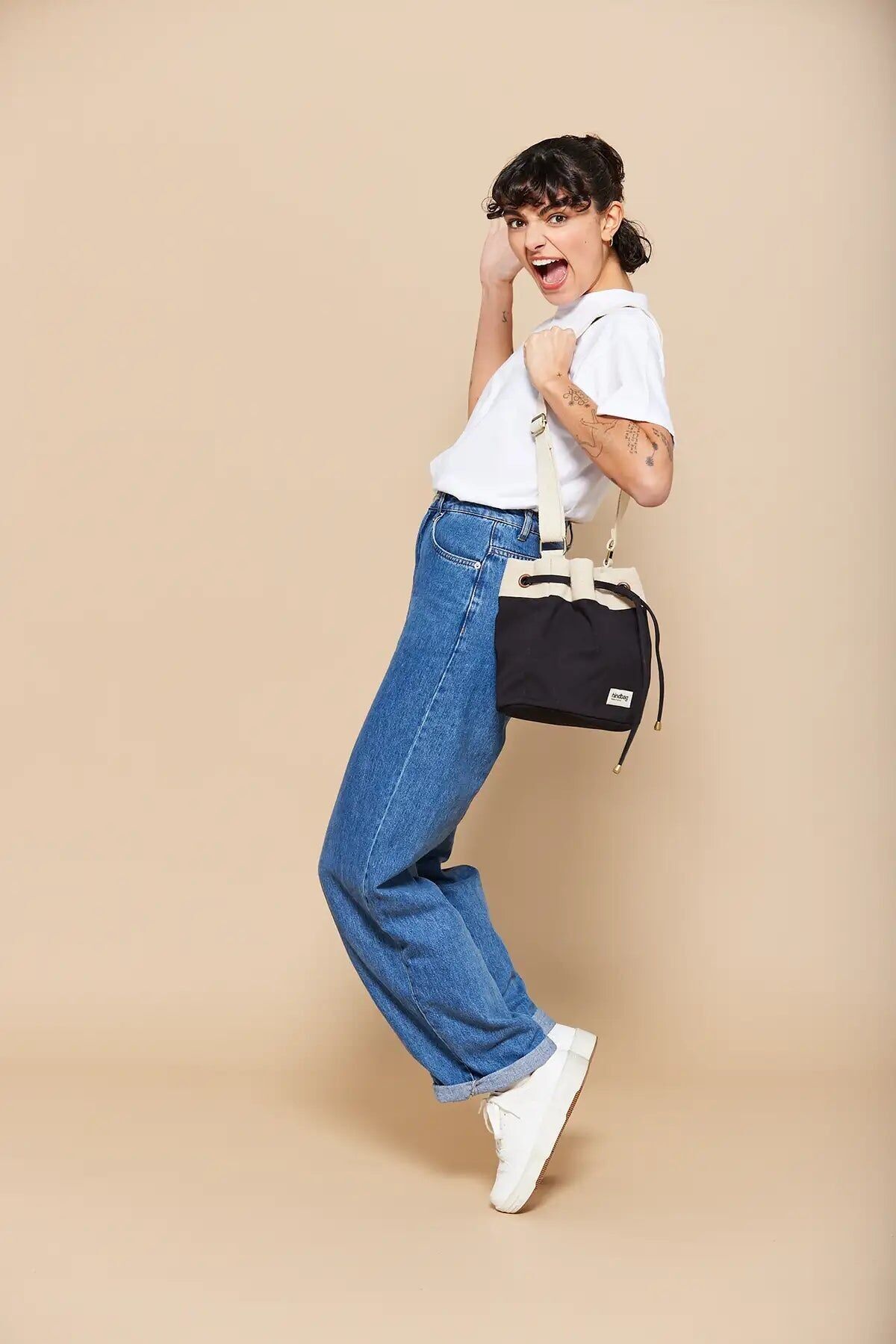 Borsa a secchiello Julie Black