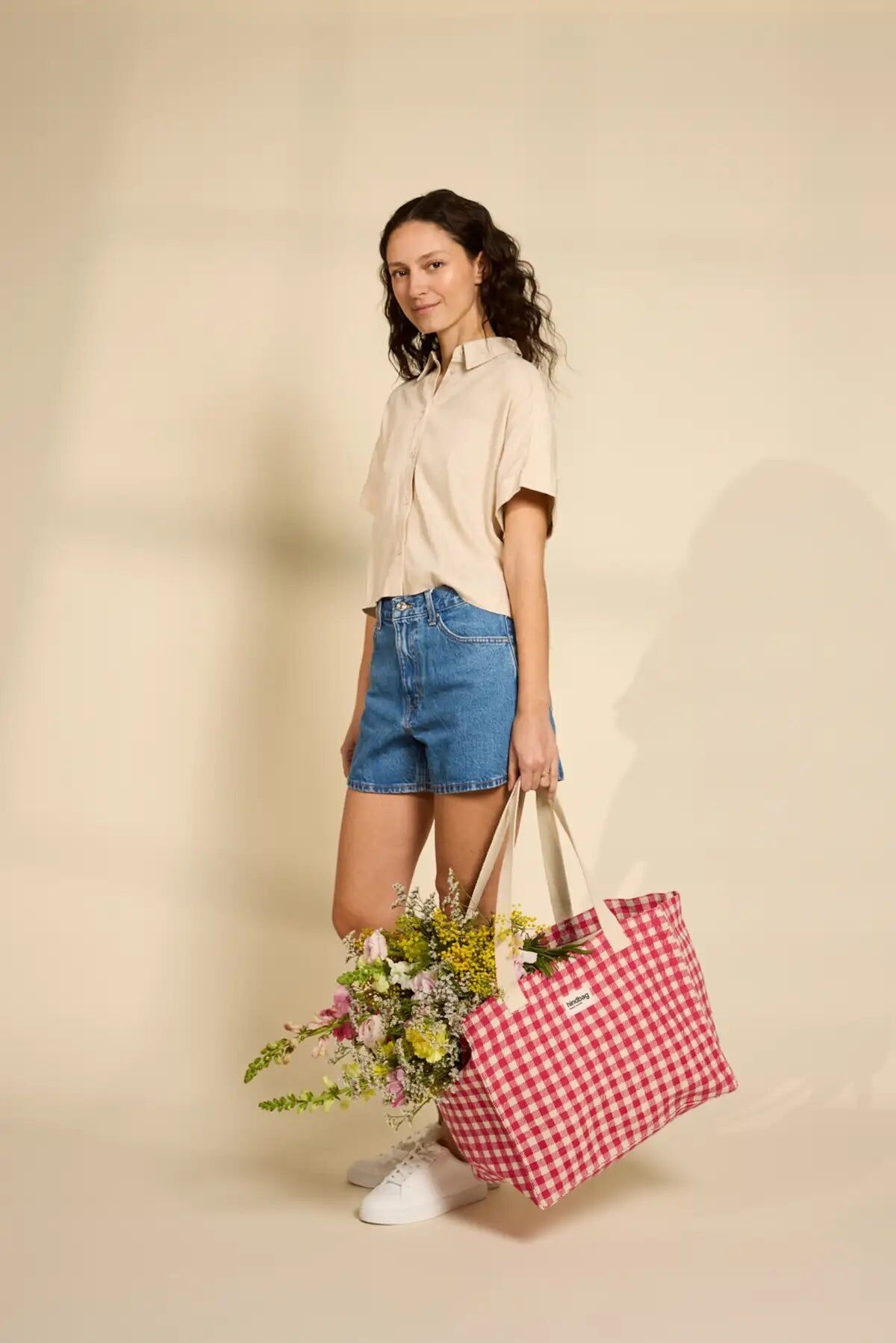 Sac cabas Claude Vichy rose