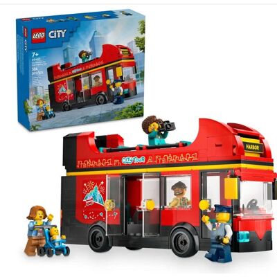 Lego 60407 City Bus touristique rouge à deux étages