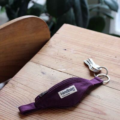 Côme Plum banana key ring