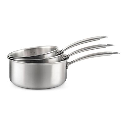 Gourmet - Lot 3 casseroles 16/18/20 cm - Cuisinox
