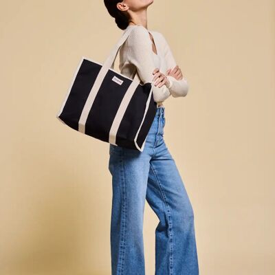 Oscar Black Tote Bag