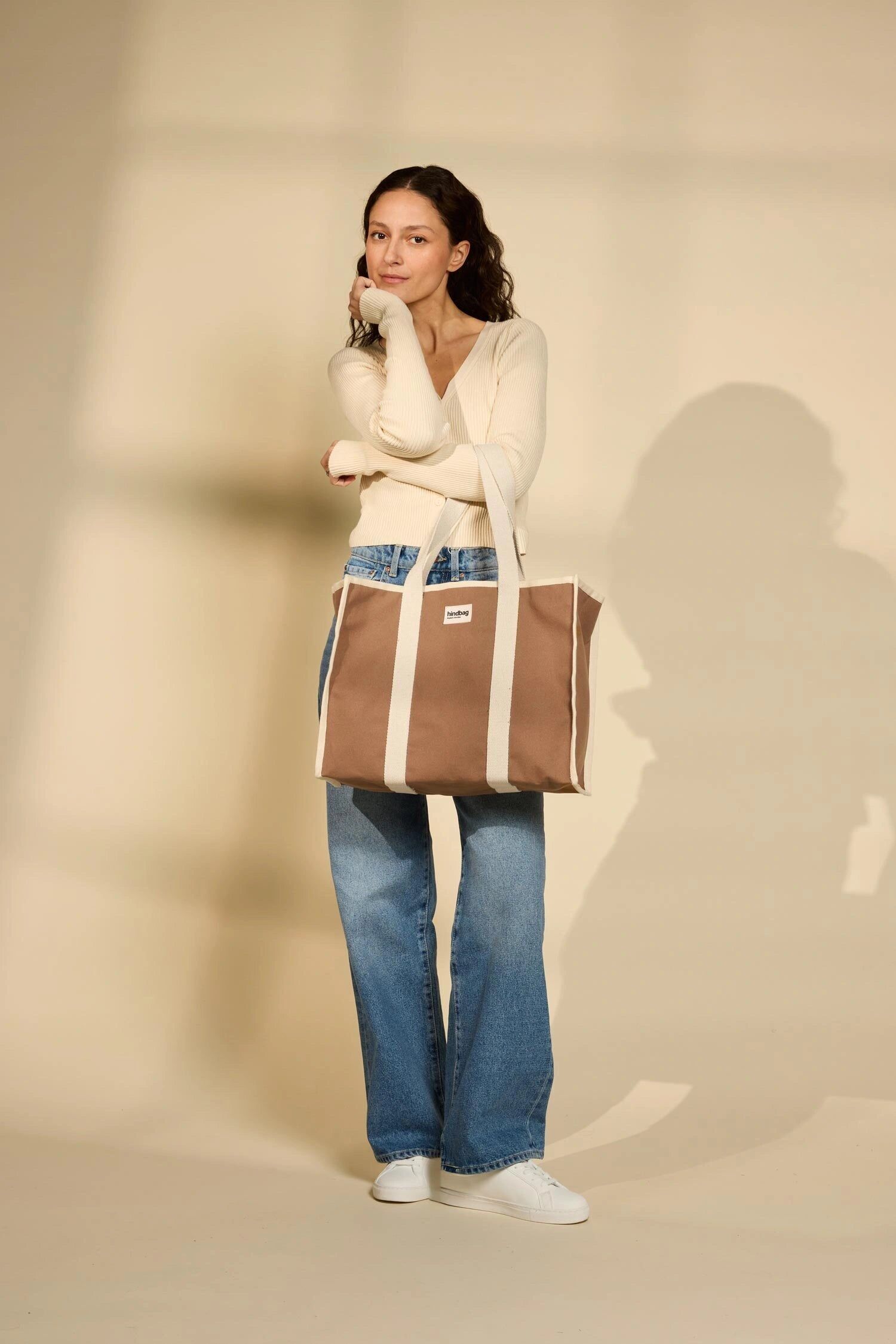 Borsa tote Oscar Cannelle