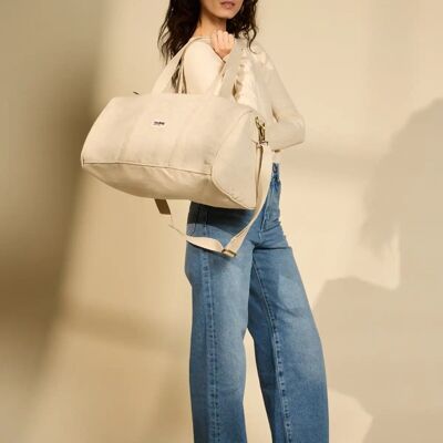 Gabriel Jute Weekend Bag