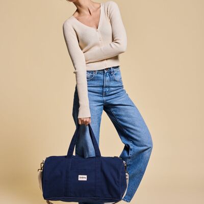 Gabriel Navy Weekend Bag