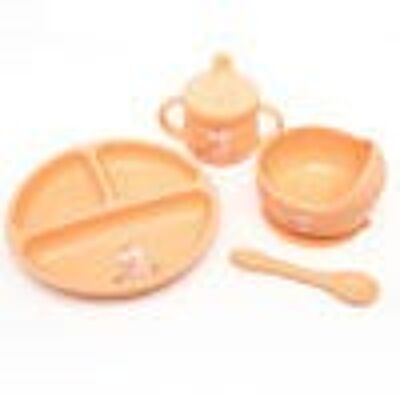 Set di stoviglie in silicone da 4 pezzi Fawn (in scatola)