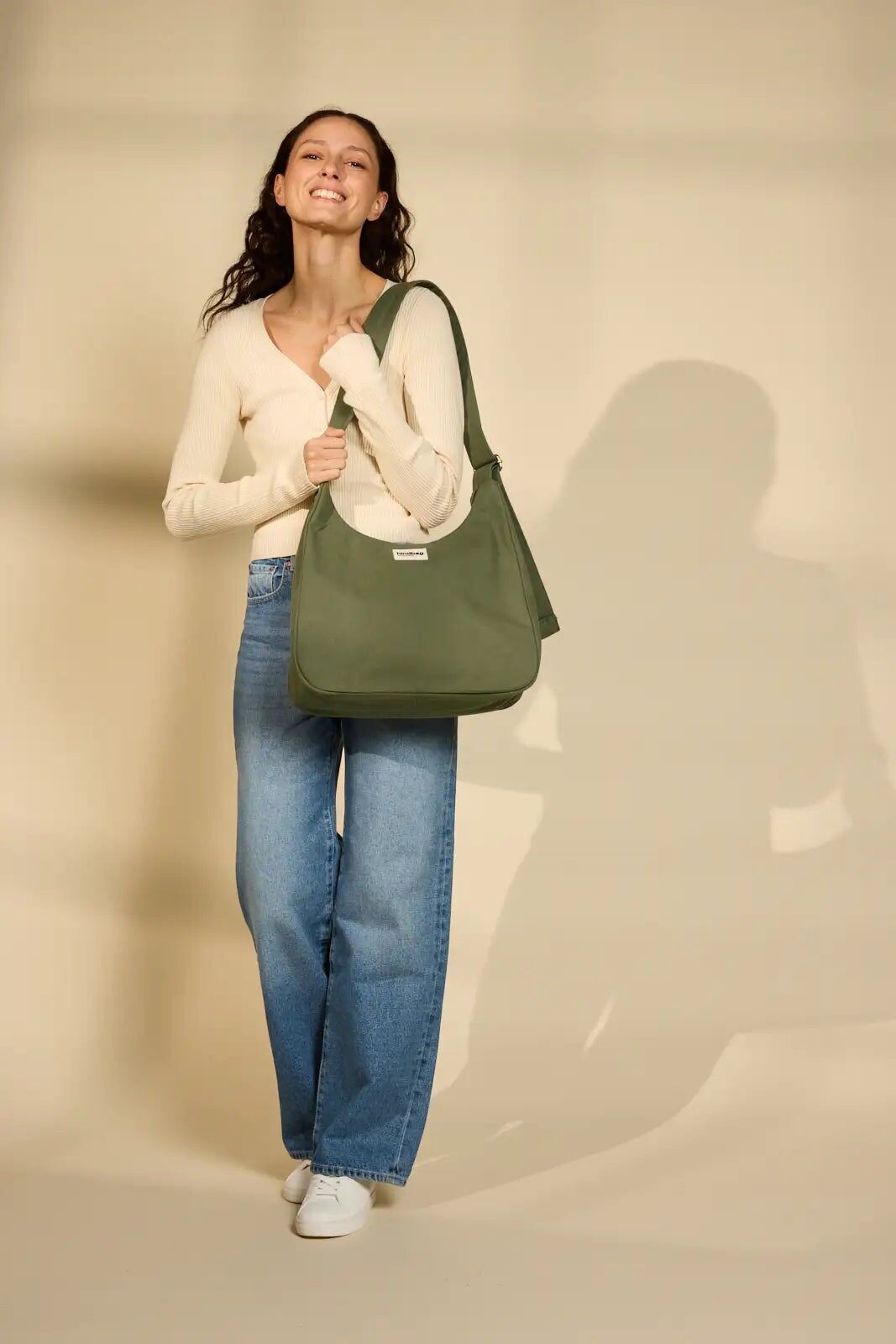 Borsa Hobo Claire Olive