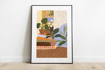 Escalier Vintage - Art Print (taille A3) 2