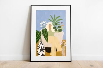 Vin et plantes - Art Print (format A3) 3
