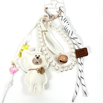 BOLSO LLAVERO GRIGRI ULTRA LINDO OSITO PERLA