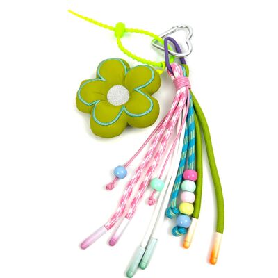 PORTE CLE SAC GRIGRI ULTRA MIGNON LACET A PERLES