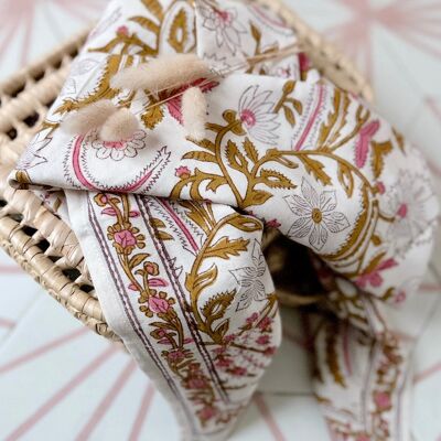 Foulards Bébé, Enfant Delhi Cerisier 5O cm