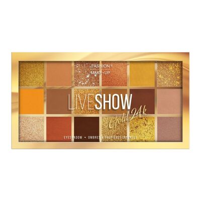PALETTE OMBRETTI “LIVESHOW” N°07 – ORO 24K – FMU