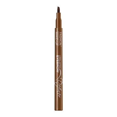 SEMI-PERMANENT FELT-TIP EYEBROW PEN - N°02 - BROWN - FASHION MAKE UP