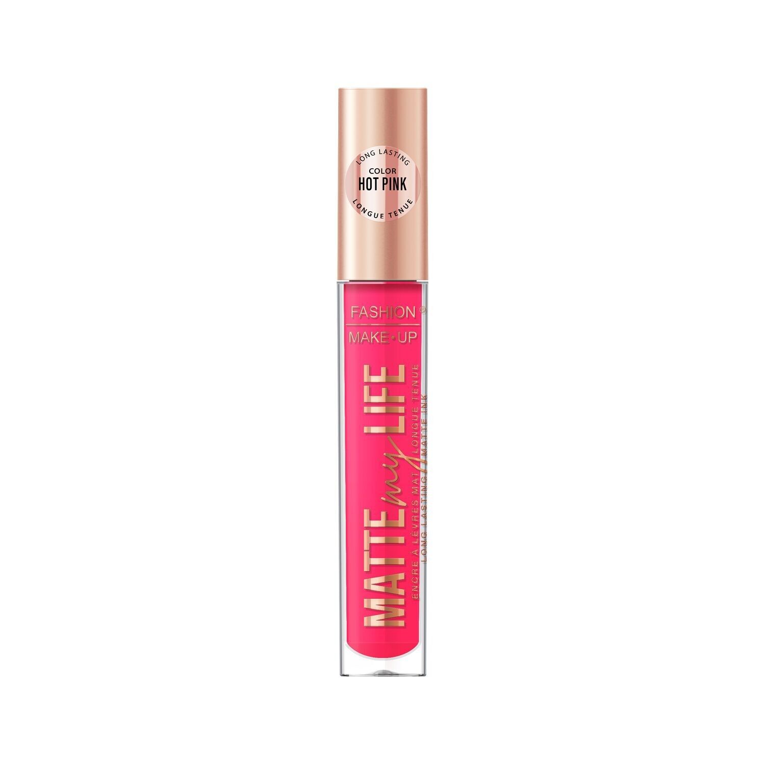 LIPGLOSS "MATTE MY LIFE" N°04 - HOT PINK - FMU
