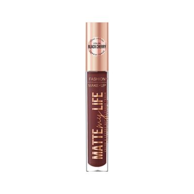 LIPGLOSS "MATTE MY LIFE" N°12 - BLACK CHERRY - FMU