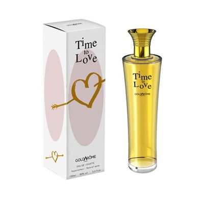 EAU DE TOILETTE "TIME TO LOVE" 100 ML - GOLDAROME - FEMME