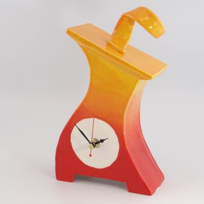 Table Clock, Shelf Clock - Graduated Glaze