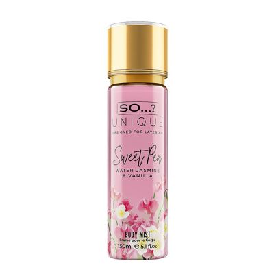 BODY MIST 150ML - SO…?UNIQUE - SWEET PEA
