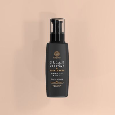 PROFESSIONAL SERUM "KERATIN & CASTOR" SULFATE & PARABEN FREE - 100 ML - KERA QUEEN'S