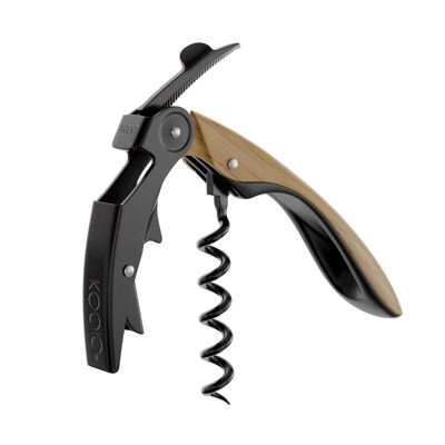 Pop - High-tech double lever corkscrew - Wood - Koala